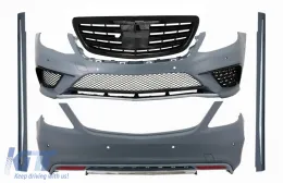 image-16-Body Kit s prednjom rešetkom u crnoj boji prikladan za Mercedes S-klasu W222 (2013-06.2017) S63 Dizjan