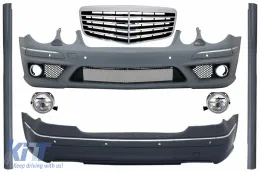 image-0-Body Kit sa središnjom rešetkom prikladan za Mercedes E-Class W211 (2002-2009) E63 Dizjan