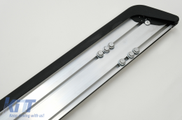 Body Kit Skid Plates Off Road Running Boards Side Steps suitable for Audi Q7 Facelift S-Line (2010-2015)-image-6030771