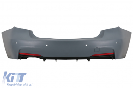 Body Kit Splitter avant Diffuseur pour BMW 3 F30 11-19 M-Performance Look Carbone-image-6077386
