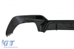 Body Kit Spoiler Calandre pour BMW 3 G20 G21 18+ M340i Look Noir Échappement Conseils-image-6085389