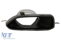 Body Kit Spoiler Calandre pour BMW 3 G20 G21 18+ M340i Look Noir Échappement Conseils-image-6085409