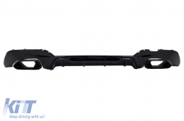 Body Kit Spoiler Griglia per BMW 3 G20 G21 18-22 M Look Nero Diffusore Scarico Punte-image-6085173