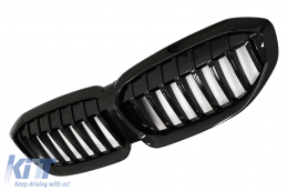 Body Kit Spoiler Griglia per BMW 3 G20 G21 18-22 M Look Nero Diffusore Scarico Punte-image-6085182
