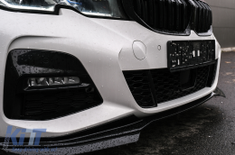 Body Kit Spoiler Griglia per BMW 3 G20 G21 18-22 M Look Nero Diffusore Scarico Punte-image-6092822