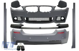 image-63-Body Kit Spojler Warga Lustro Okładki napiwek Węgiel Dla BMW 5 F10 Non LCI 11-14 M Look