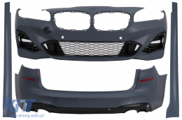 Body Kit suitable for BMW 2 Series F46 LCI Gran Tourer (05.2017-12.2019) M-Technik Design Double Outlet for Single Exhaust - CBBMF46LCIMTDO