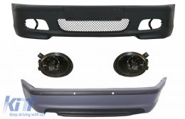 Body Kit suitable for BMW 3 Series E46 Sedan (1998-2004) Bumper With PDC and Fog Lights Smoke Lens M-Technik Design - COFBBME46MT4DPDC03S