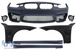 image-67-Body Kit suitable for BMW 3 Series F30 F31 (2011-2019) Bumper with Front Fenders and Side Skirts M3 Design