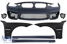 image-68-Body Kit suitable for BMW 3 Series F30 F31 (2011-up) Bumper with Front Fenders and Side Skirts M3 Design