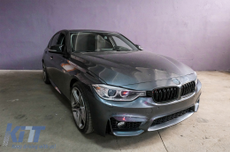 Body Kit suitable for BMW 3 Series F30 Non LCI & LCI (2011-2018) M3 Sport EVO Design With Side Skirts-image-6081594