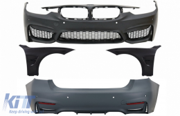 Body Kit suitable for BMW 3 Series F30 (2011-2015) F30 LCI (2016+) M3 Sport Design Bumper Front Fenders - COFBBMF30M3DWFRBFF
