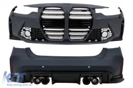 image-45-Body Kit suitable for BMW 3 Series F30 (2011-2019) Upgrade to G20 Design
