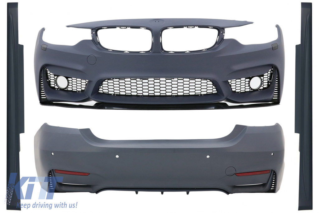 BMW 4-es sorozatú F32 F33 (2013-tól felfelé) M4 Design Coupe Cabrióhoz használható karosszériakészlet ködlámpaházzal
