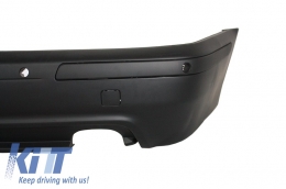 Body Kit suitable for BMW 5 Series E39 (1997-2003) Double Outlet M5 Design with PDC+Grog Lights Chrom and Central Grilles Piano Black+Door Moldings-image-6000020