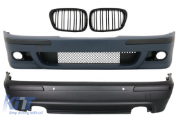Body Kit suitable for BMW 5 Series E39 (1997-2003) M5 Design with Central Grille Piano Black - CORBBME39M5PFG