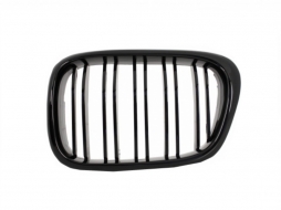 Body Kit suitable for BMW 5 Series E39 (1997-2003) M5 Look with Central Grille Double Stripe Piano Black-image-6019416