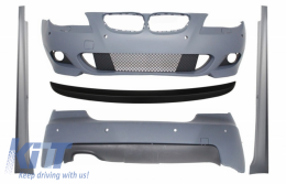 image-4-Body Kit suitable for BMW 5 Series E60 (2003-2007) M-Technik Look Trunk Spoiler PDC 24mm