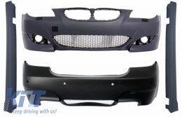 image-8-Body Kit suitable for BMW 5 Series E60 (2003-2007) with Side Skirts M5 Design