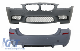 Body Kit suitable for BMW 5 Series F10 (2011-2017) LCI & NonLCI M5 Design with Air Diffuser PDC SRA
