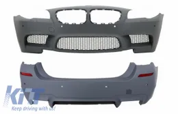 image-63-Body Kit suitable for BMW 5 Series F10 (2011-2017) LCI & NonLCI M5 Design with Air Diffuser PDC SRA
