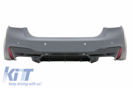 Body Kit suitable for BMW 5 Series G30 (2017-2019) M5 Design with Exhaust Muffler Tips-image-6107167