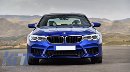 Body Kit suitable for BMW 5 Series G30 (2017-2019) M5 Design with Exhaust Muffler Tips-image-6107176