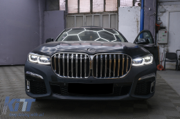 Body Kit suitable for BMW 7 Series F01 (2008-2015) Conversion to G12 Facelift Design-image-6103326