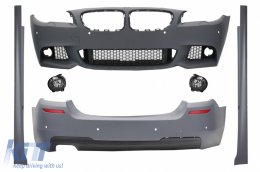 Body Kit suitable for BMW F10 5 Series (2011-2014) with Fog Light Projectors M-Technik Design - COCBBMF10MTM5