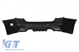 Body Kit suitable for BMW F30 (2011-2019) EVO II M3 CS Design with Exhaust Muffler Tips Quad M-Power Black-image-6024415