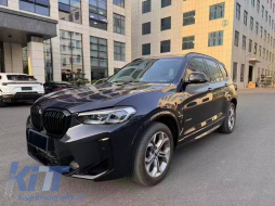 Body Kit suitable for BMW X3 F25 2011-2017 Upgrade to X3M Competition F97 LCI Look with Bumpers, Hood, Fenders, Lights