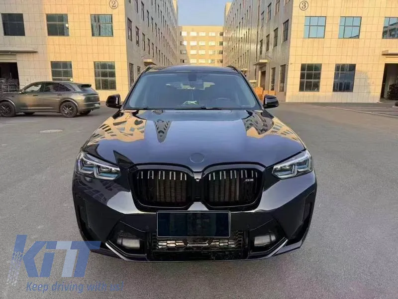 Body Kit suitable for BMW X3 F25 2011-2017 Upgrade to X3M Competition F97 LCI Look with Bumpers, Hood, Fenders, Lights