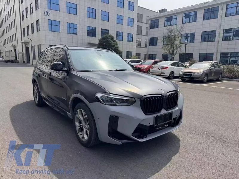 Body Kit suitable for BMW X3 F25 2011-2017 Upgrade to X3M Competition F97 LCI Look with Bumpers, Hood, Fenders, Lights