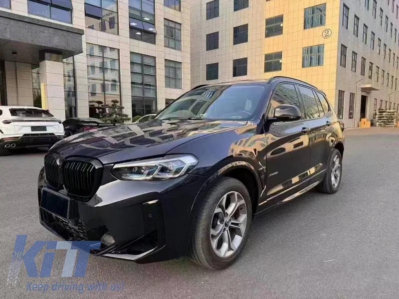 Body Kit suitable for BMW X3 F25 2011-2017 Upgrade to X3M Competition F97 LCI Look with Bumpers, Hood, Fenders, Lights