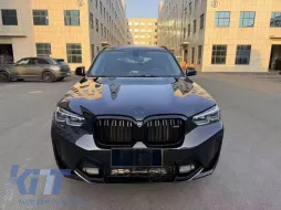 Body Kit suitable for BMW X3 F25 2011-2017 Upgrade to X3M Competition F97 LCI Look with Bumpers, Hood, Fenders, Lights-image-6321045