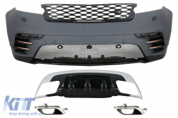 Body Kit suitable for Land Range Rover Velar SUV L560 (2017-Up) with DRL LED Dynamic Look-image-6074878