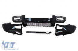 Body Kit suitable for Land Rover Defender SUV L663 (2019-Up) Piano Black-image-6099586