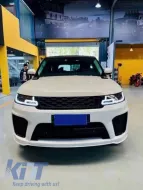 Body Kit suitable for Land Rover Range Rover Sport L494 2014-2017 Upgrade to 2018+ SVR Look-image-6315722
