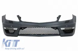 Body Kit suitable for Mercedes-Benz C-Class W204 07-14 C63 Facelift A Design Look With DRL-image-6324507