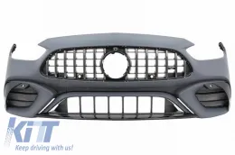 Body Kit suitable for Mercedes-Benz C-Class W206 21+ Sedan A Design C63 Look With Grille & Exhaust Pipes-image-6321668