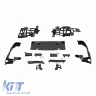 Body kit suitable for Mercedes-Benz CLA C117 W117 (2013-2018) Facelift A Design CLA45 Look Black Edition with Grille & Exhaust Tips Black