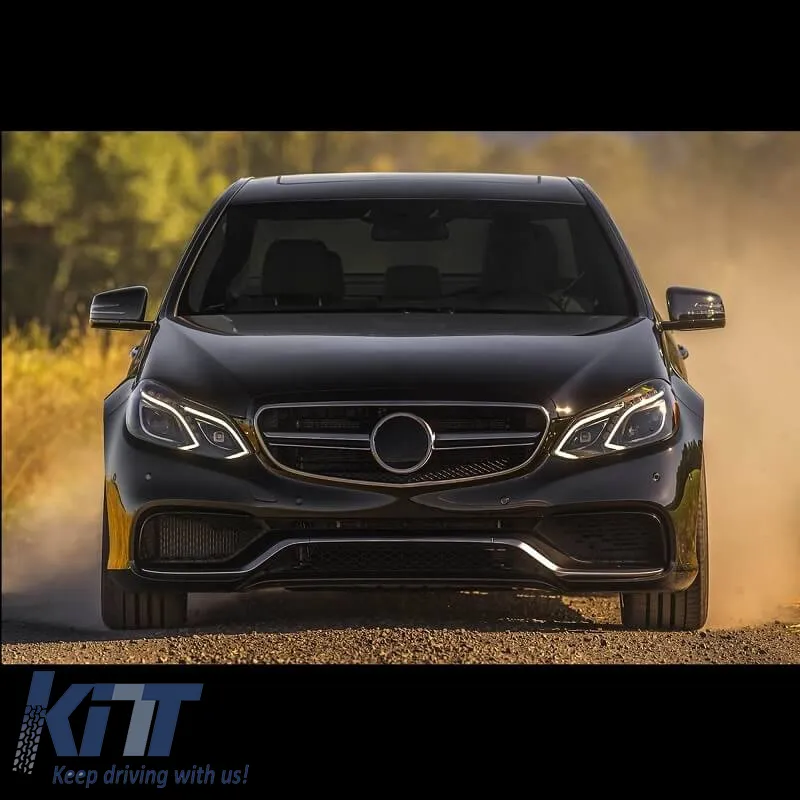 Body Kit suitable for Mercedes-Benz E-Class W212 13-16 Facelift A Design Look With Grill & Exhaust Tips