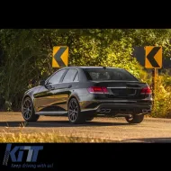 Body Kit suitable for Mercedes-Benz E-Class W212 13-16 Facelift A Design Look With Grill & Exhaust Tips-image-6307217
