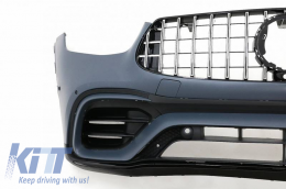 Body Kit suitable for Mercedes-Benz GLC Coupe Facelift C253 Sport Line (2020+) GLC63Amg Look with Bumpers, Grill, Exhaust Tips, Fender Flares