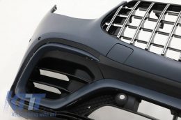 Body Kit suitable for Mercedes-Benz GLC Coupe Facelift C253 Sport Line (2020+) GLC63Amg Look with Bumpers, Grill, Exhaust Tips, Fender Flares