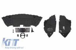 Body Kit suitable for Mercedes-Benz GLC Coupe Facelift C253 Sport Line (2020+) GLC63Amg Look with Bumpers, Grill, Exhaust Tips, Fender Flares-image-6315216