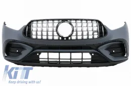 Body Kit suitable for Mercedes-Benz GLC Coupe C254 Sport Line (2022+) GLC63Amg Look Night Package with Bumpers, Grill, Exhaust Tips-image-6318295