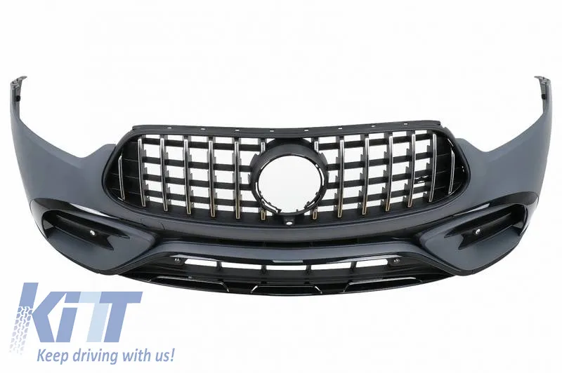 Body Kit suitable for Mercedes-Benz GLC Coupe C254 Sport Line (2022+) GLC63Amg Look Night Package with Bumpers, Grill, Exhaust Tips
