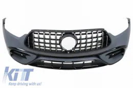 Body Kit suitable for Mercedes-Benz GLC Coupe C254 Sport Line (2022+) GLC63Amg Look Night Package with Bumpers, Grill, Exhaust Tips-image-6318297