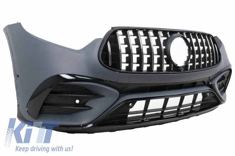 Body Kit suitable for Mercedes-Benz GLC Coupe C254 Sport Line (2022+) GLC63Amg Look Night Package with Bumpers, Grill, Exhaust Tips